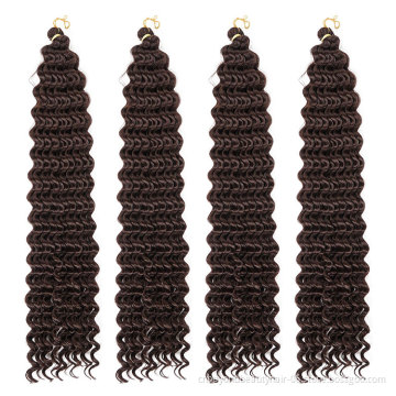 deep wave 18inch Ocean Wave crochet deep wave hair crochet braids synthetic hair crochet braid hair FreeTress